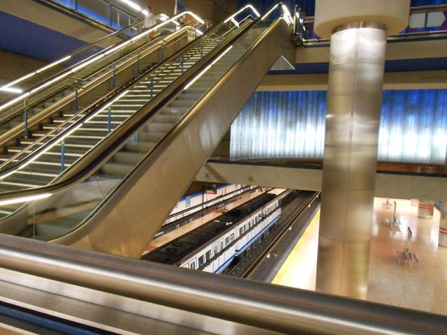 Chamartin subway station